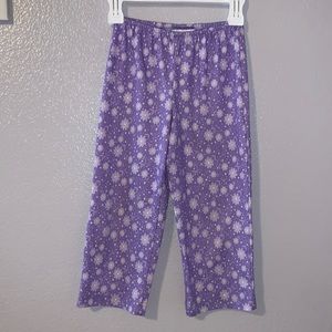Walt Disney World sleepwear purple floral pajama pants